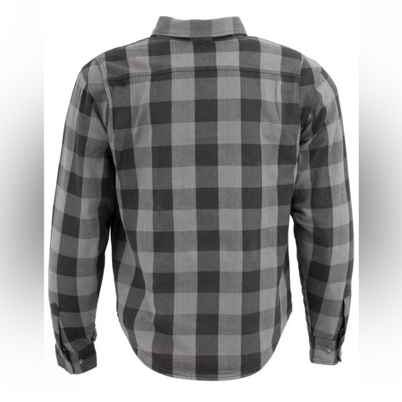 Milwaukee Performance Apparel Men's Aramid Checkered Plaid Biker Shirt size 3XL - Picture 2 of 14